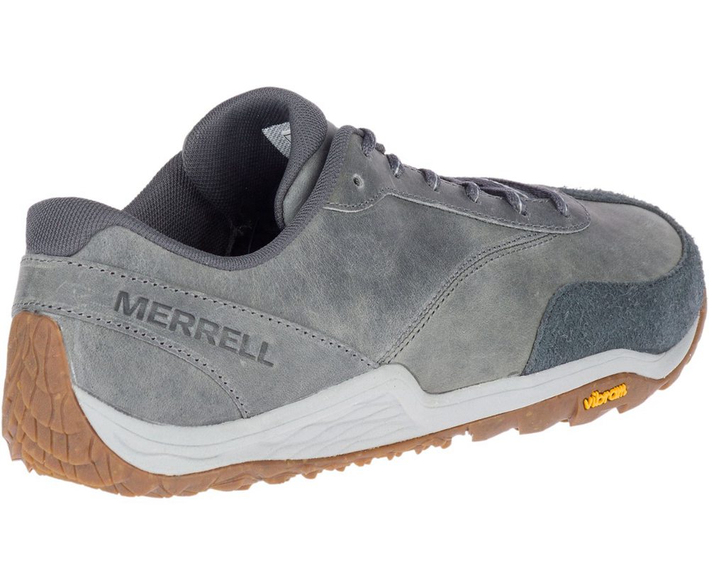 Tenis Homem - Merrell Trail Glove 5 Couro - Cinzentas - LQB045639